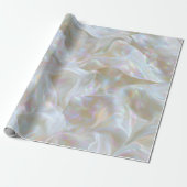 Papier Cadeau Tissu iridescent nacré (Déroulé)