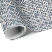 Papier Cadeau Tissu Jeans (Coin rond)