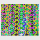 Papier Cadeau Tissu Pop Art (Plat)