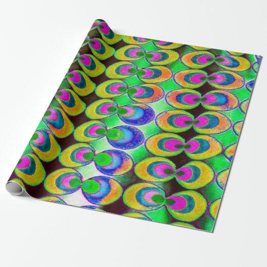 Papier Cadeau Tissu Pop Art (Déroulé)