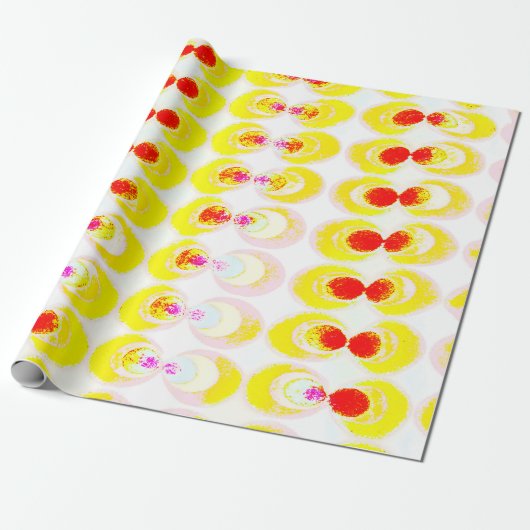 Papier Cadeau Tissu Pop Art (Déroulé)