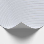 Papier Cadeau Tissu rayé blanc et gris (Coin)