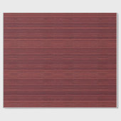 Papier Cadeau tissu rayé rouge (Plat)