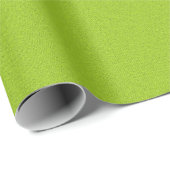 Papier Cadeau Tissu vert citron (Coin rond)