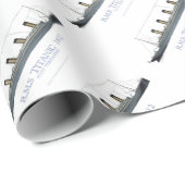 Papier Cadeau Titanic 1912 1 (Coin rond)