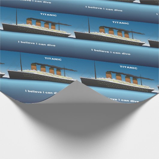 Papier Cadeau titanic dive (Coin)