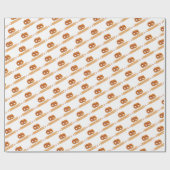 Papier Cadeau Titre humoristique de l'anneau d'oignon (Plat)