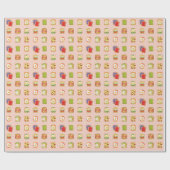 Papier Cadeau Toast Brunch (Plat)