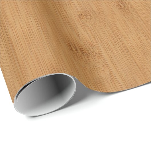 Papier Cadeau Toast de bambou Grain (Coin rond)