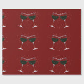 Papier Cadeau Toasting Wine Glasses Cadeau (Plat)