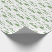 Papier Cadeau Toile d'animal éteint (Coin)