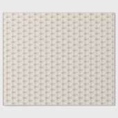 Papier Cadeau Toile de ferme (Kaki) (Plat)