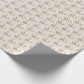 Papier Cadeau Toile de ferme (Kaki) (Coin)