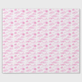 Papier Cadeau Toile de Floride (Rose) (Plat)