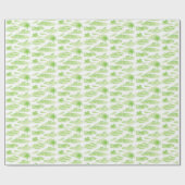 Papier cadeau Toile de Floride (vert citron) (Plat)
