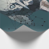 Papier Cadeau Toile Husky Constellation (Coin)