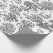 Papier Cadeau Toile rustique rustique élégant (Coin)