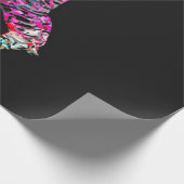 Papier Cadeau Toile Zèbre Abstraite (Coin)