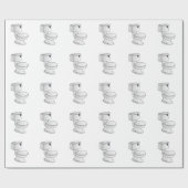 Papier Cadeau Toilette (Plat)