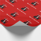 Papier Cadeau Toit de construction mouillant industriel (Coin)