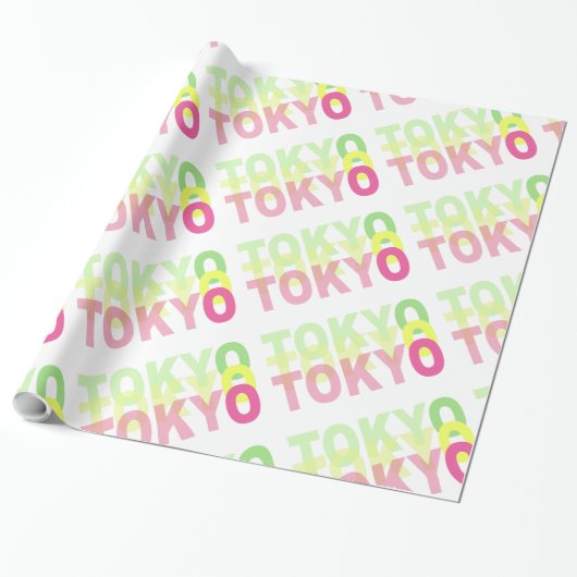 Papier Cadeau Tokyo (Déroulé)