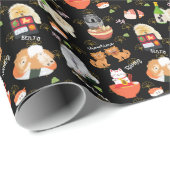 Papier Cadeau TOKYO CHOWTIME Chow (Coin rond)