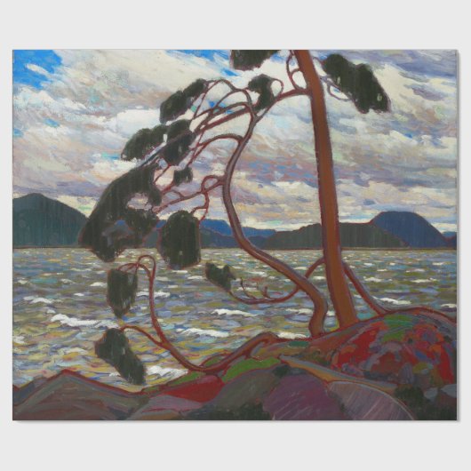 Papier Cadeau Tom Thomson le vent d'ouest (Plat)