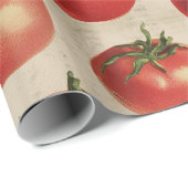 Papier Cadeau Tomate (Coin rond)