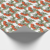 Papier Cadeau Tomate Vintage : Illustration du marché agricole. (Coin)