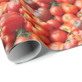 Papier Cadeau Tomates (Coin rond)