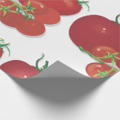 Papier Cadeau Tomates rouges mûres (Coin)
