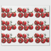 Papier Cadeau Tomates sur la vigne (Plat)