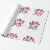 Papier Cadeau Tomber dans l'amour (Déroulé)