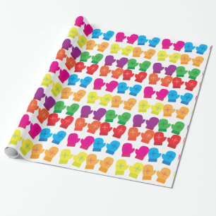 Papier Cadeau Tonnerre-Cove multicolore de Mittens