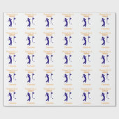 Papier Cadeau Tonnerre de Golfer (Plat)