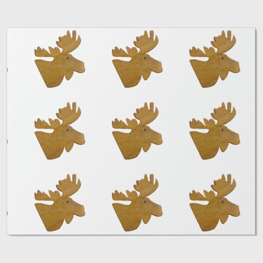 Papier Cadeau Tonnerre de Moose Head (Plat)