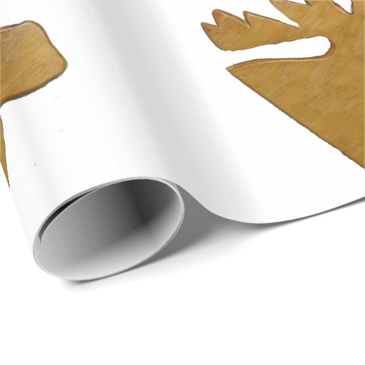 Papier Cadeau Tonnerre de Moose Head (Coin rond)