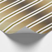 Papier Cadeau Tons Or Et Blancs (Coin)