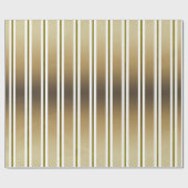 Papier Cadeau Tons Or Et Blancs (Plat)