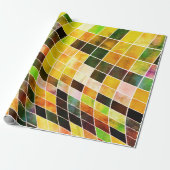 Papier Cadeau Tons Terres Cadeau Idéal Papier Enveloppant (Déroulé)