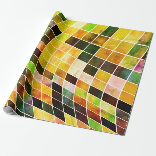 Papier Cadeau Tons Terres Cadeau Idéal Papier Enveloppant (Déroulé)