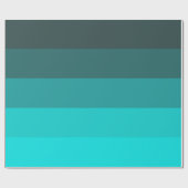 Papier Cadeau Tons Turquoise (Plat)