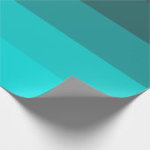 Papier Cadeau Tons Turquoise (Coin)