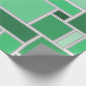 Papier Cadeau Tons verts (Coin)