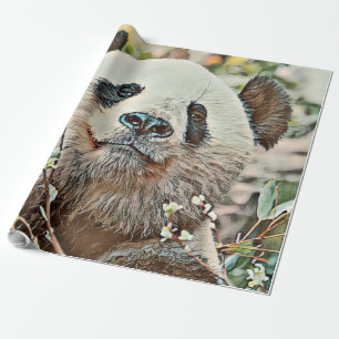 Papier Cadeau toony panda