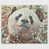 Papier Cadeau toony panda (Plat)