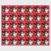 Papier Cadeau Top Hat Chicken (Plat)