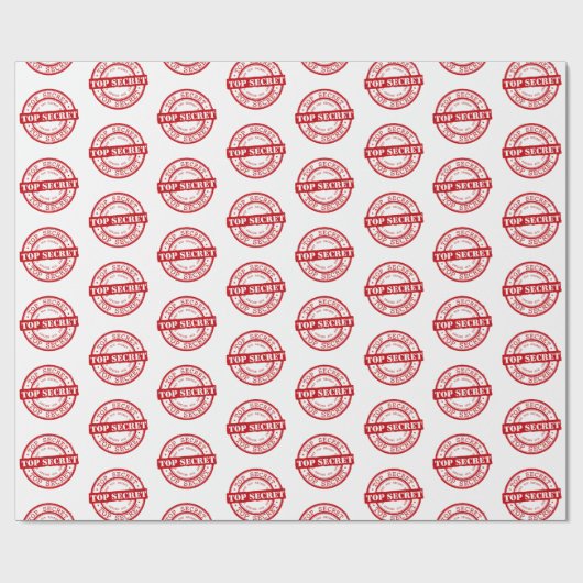 Papier Cadeau Top Secret (Plat)