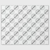 Papier Cadeau Top Secret | Aucun examen | Papier d'emballage de (Plat)