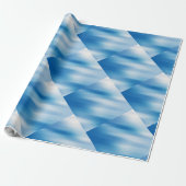 Papier Cadeau Topaz bleu (Déroulé)